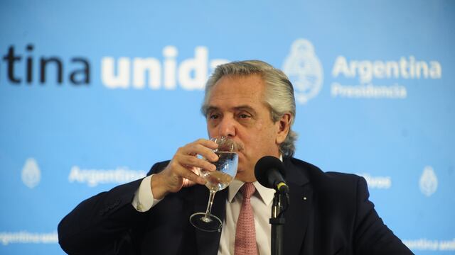 Alberto Fernández, contra la Corte Suprema. (Foto de archivo: Clarín)