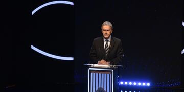Debate presidencial 2023 en la UBA: Juan Schiaretti, candidato de Hacemos por Nuestro País.