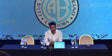 "Belgrano tiene una historia de lucha, el club tiene el deseo de ser protagonista, de lograr cosas". Primer mensaje de Walter Erviti, nuevo DT (Foto: Prensa CAB)..