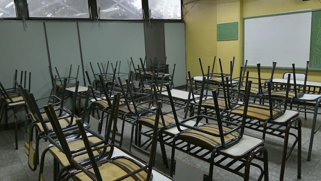 Un aula vacía