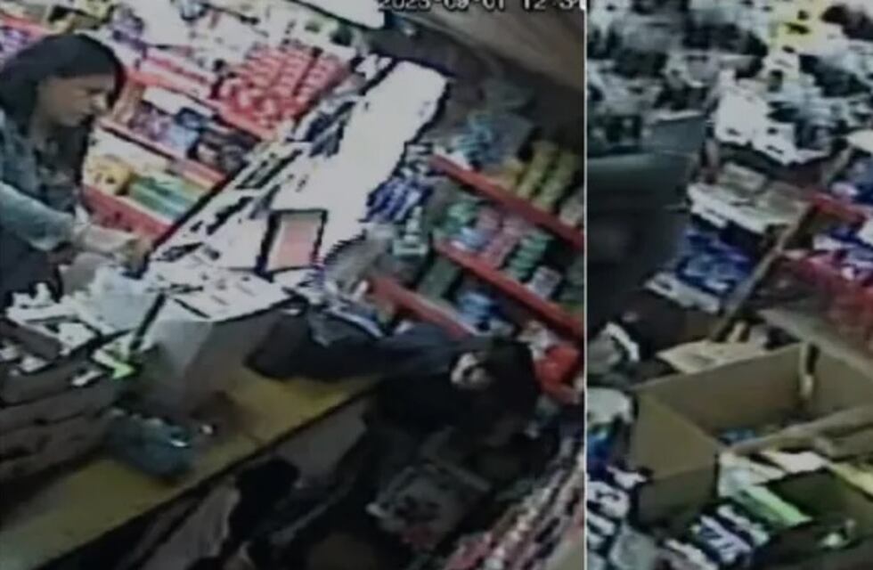 Video: así robó una nena el sueldo de un empleado de un mayorista de golosinas en San Juan