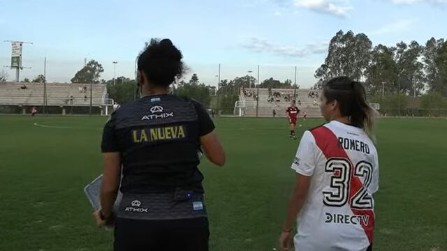 Julieta Romero debutó en la Primera de River Plate.