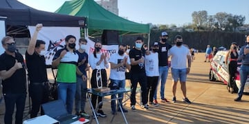 Oscar Herrera Ahuad participó este sábado en el lanzamiento de la 5° fecha del Misionero de Pista