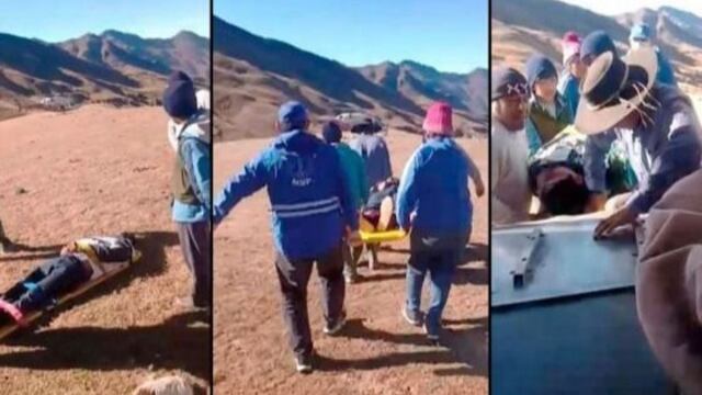 El hombre de 43 años debió ser rescatado en helicóptero pues los caminos estaban intransitables.