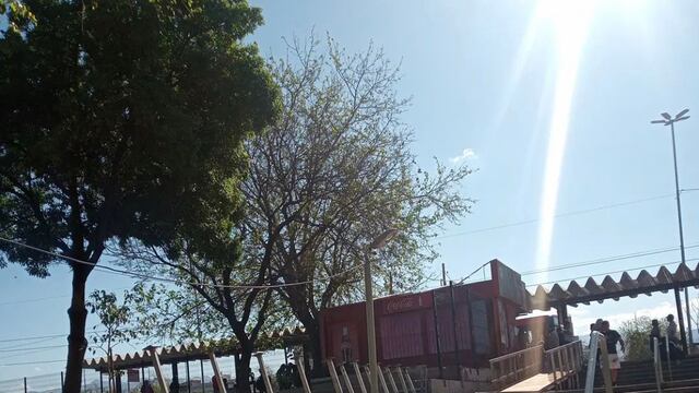 La foto que compartió Lu Sentinelli en su Instagram, mostrando la nueva rampa de acceso que ahora posee la Terminal de Mendoza.