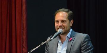 el secretario de Obras Públicas de la Nación, Martín Rodrigo Gill, visitó la ciudad de Brinkmann.