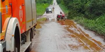 Un accidente en las 600 Hectáreas dejó a una mujer lesionada.