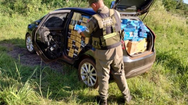 Incautan contrabando de cigarrillos en San Ignacio.