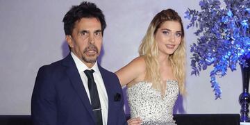 Martita Fort junto a Gustavo Martínez.