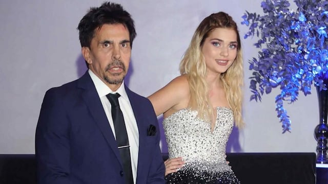 Martita Fort junto a Gustavo Martínez.