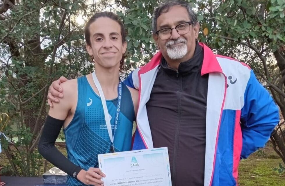 Atletismo: el puntaltense Mateo Ledesma ganó medalla de oro en el Campeonato Nacional