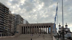 La ciudad amaneció con el cielo cubierto y mucha humedad.