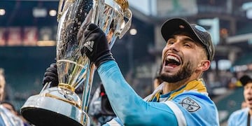 Valentín castellanos se consagró campeón en MLS Cup 2021con el New York City FC.