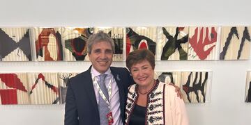 Luis Caputo intentará volver a reunirse con Kristalina Gueorguieva. Foto: FMI
