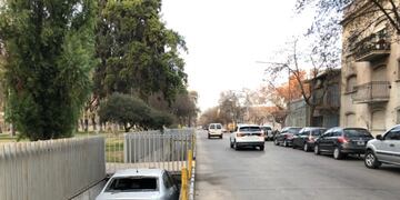 Chocó y quedó incrustado en un canal de la Cuarta Sección.