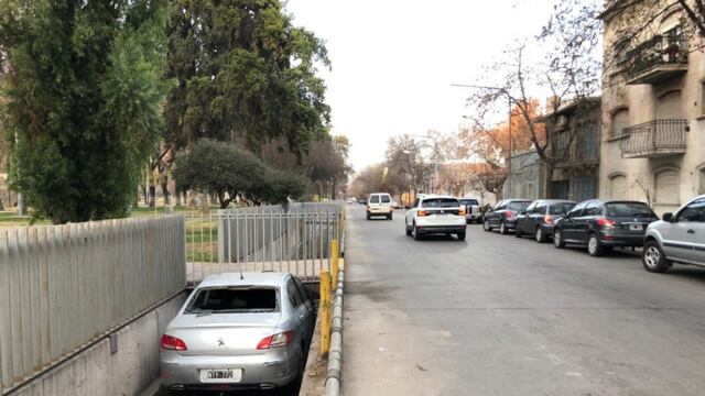 Chocó y quedó incrustado en un canal de la Cuarta Sección.