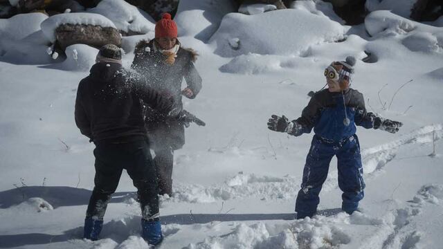 Nieve en Mendoza Punta de Vacas
Frente frío en Mendoza. 
Foto: Ignacio Blanco / Los Andes