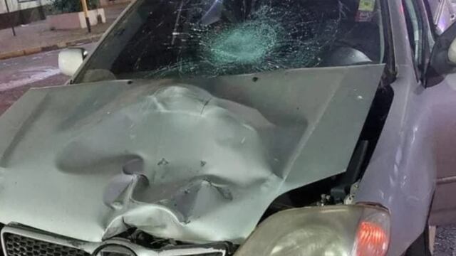 Accidente vial dejó a un motociclista herido en Posadas.