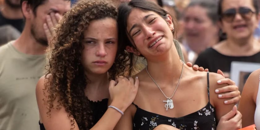 Julieta Rossi tras la muerte de Fernando Báez Sosa.