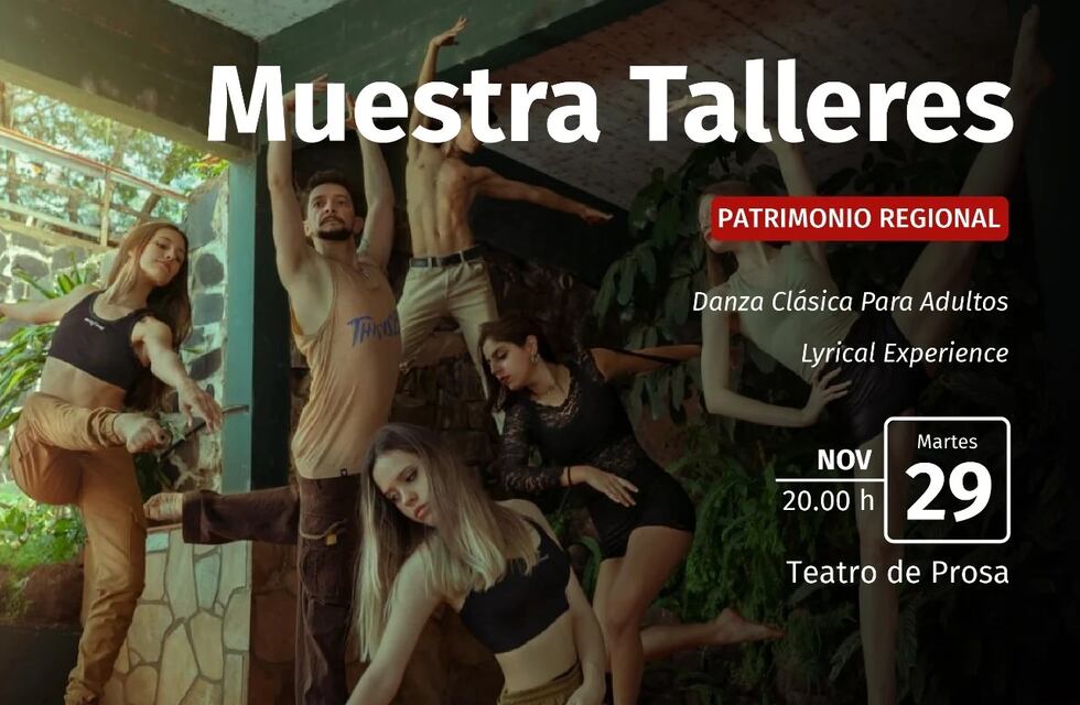 Posadas: preparan el cierre de los talleres de Danza Clásica para Adultos y Urbanas