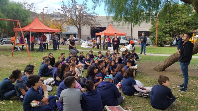 Alumnos de la Escuela Carlos N Paz estuvieron en el EcoCange