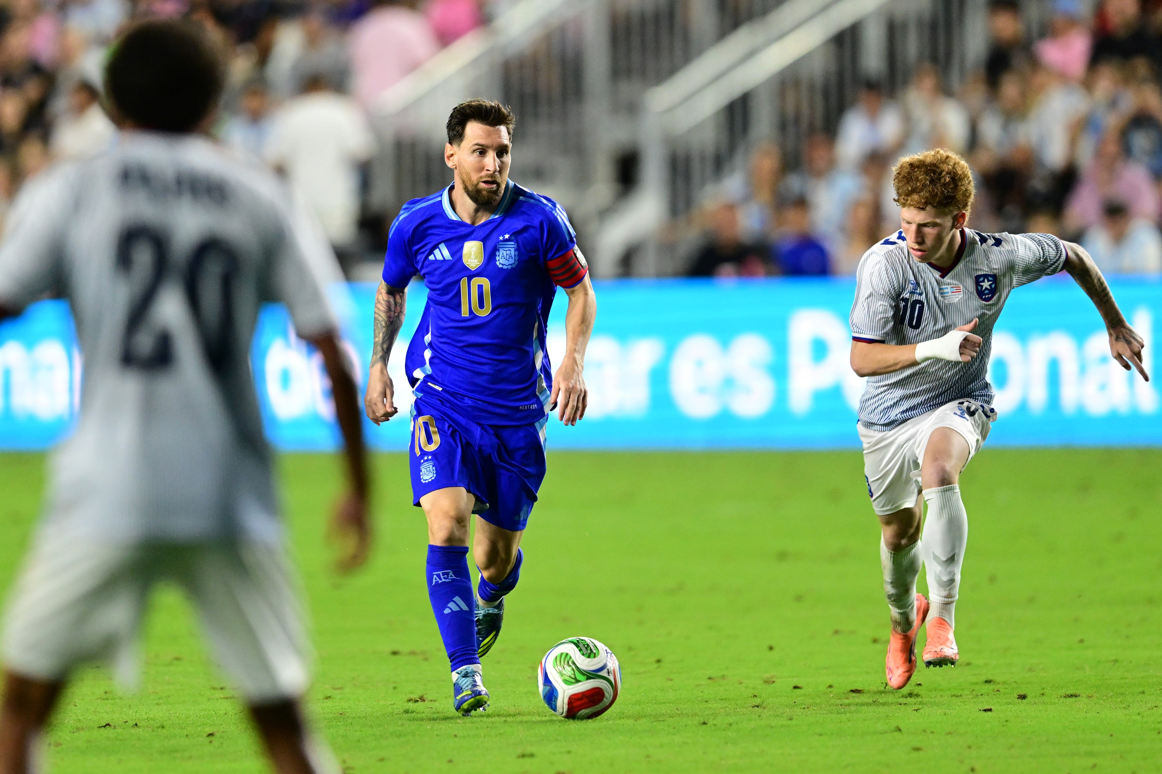 Messi fue titular en el amistoso frente a Puerto Rico