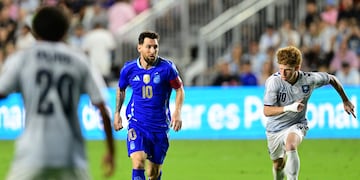 Messi fue titular en el amistoso frente a Puerto Rico