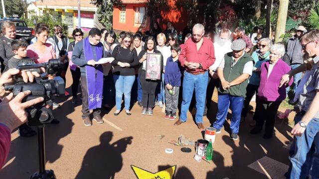Pintan estrella amarilla donde falleció menor en Montecarlo.