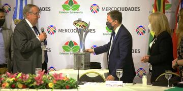 Así fue el traspaso de la presidencia de la Red de Mercociudades