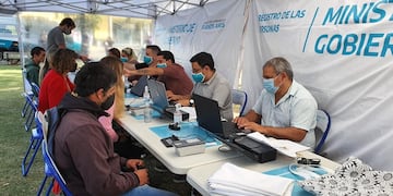 Primera Jornada del Operativo DNI en Azul