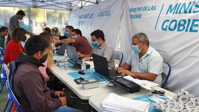 Primera Jornada del Operativo DNI en Azul