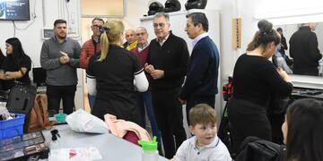 Luis Castellano visitó el Centro de Formación Profesional