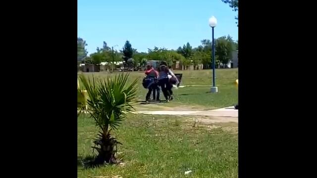 Violencia a la salida de una escuela en Buena Esperanza, San Luis