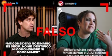 Son falsas estas placas que imitan el estilo de medios argentinos en redes sociales.
