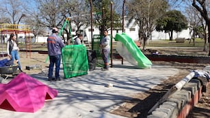 Nuevos juegos en las plazas de Rafaela