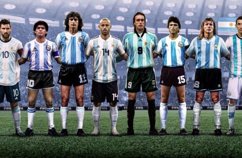 Messi, Di María, Mascherano y Batistuta, los santafesinos elegidos como leyendas argentinas por la FIFA