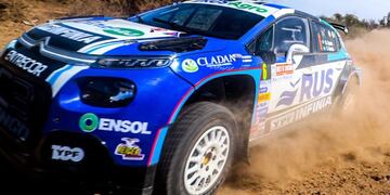 Ligato y García, con el Citroën C3 R5 del Tango Rally Team. Intentarán repetir la victoria de 2022.