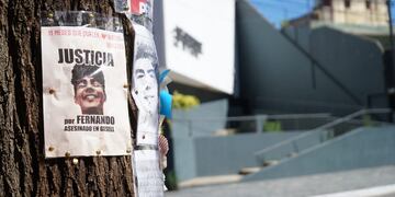 Realizaron una misa a un año de la muerte de Fernanado Báez Sosa (@BarreraGusOk)