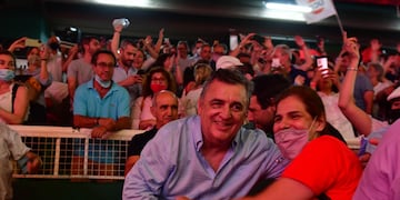 Mario Negri en el acto Ferro del partido Radical de Buenos Aires Foto Federico Lopez Claro