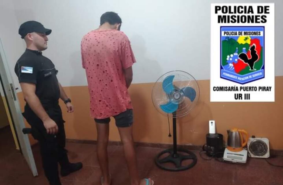 Puerto Piray: un joven fue detenido por robo a una oficina pública