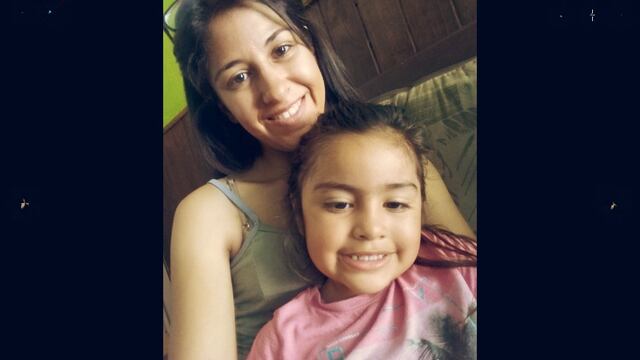 Yamila Cialone y su hija, Guadalupe Lucero.