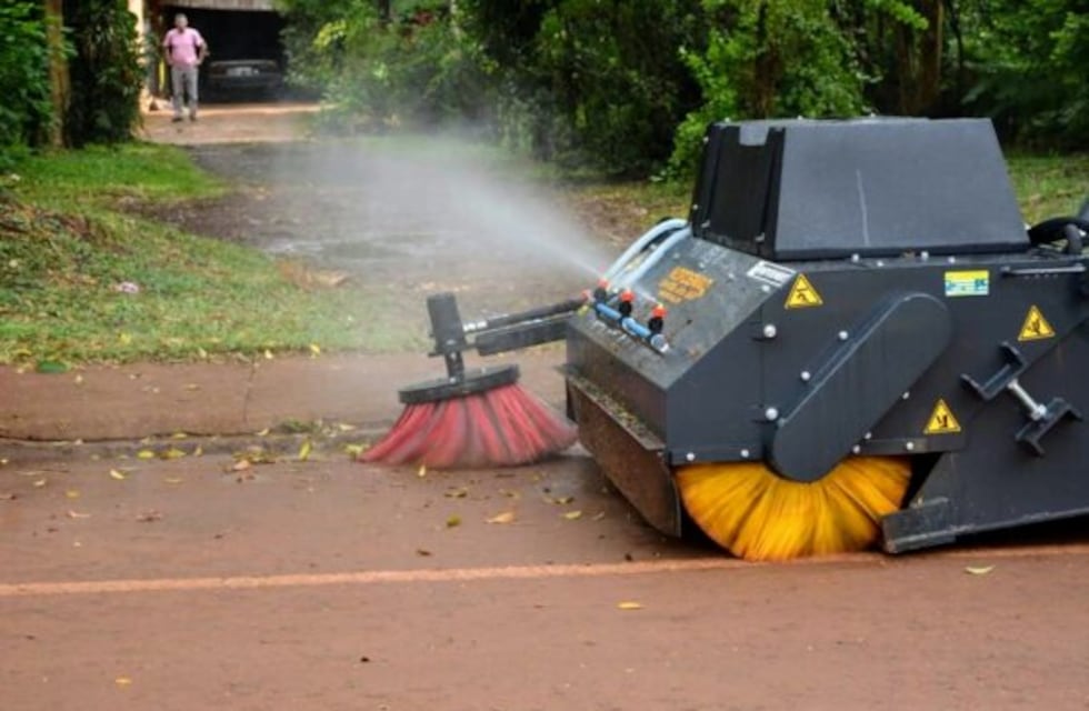 Montecarlo compró una máquina barredora