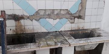 Club Nueva Unión: otra vez fue víctima de vandalismo (Facebook Club Social y Deportivo Nueva Unión)