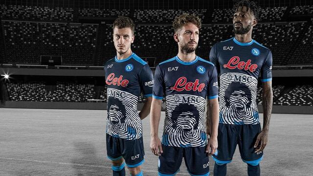 El Napoli homenajeará a Diego Maradona con una camiseta en el primer aniversario de su muerte