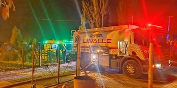 Incendio en una vivienda en Lavalle.