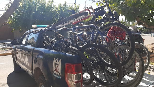 Hay 50 bicicletas recuperadas por la Policía en Malargûe. Imagen de archivo.