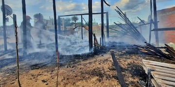 Se sospecha de un incendio intencional.