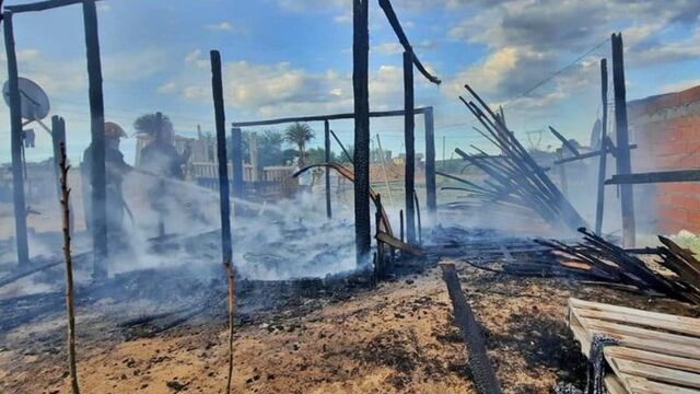 Se sospecha de un incendio intencional.