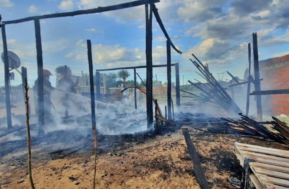 Concordia: se prendió fuego una casilla y afirman que fue intencional