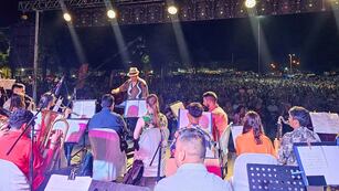 Banda Sinfónica de Arroyito y su presentación de Los Palmeras